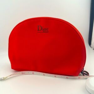 Dior Beauty Red Makeup Cosmetics Bag, Brand